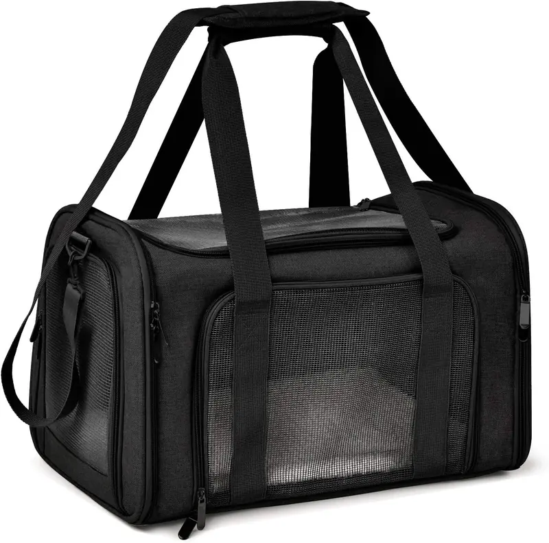 Henkelion Soft-Sided Collapsible Carrier (Small/Medium) soft sided pet carrier, manufacturer product photo